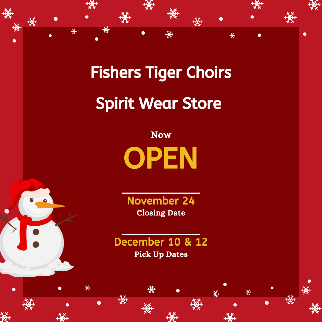 Get Your Tiger Choirs Spirit Wear for the Season!