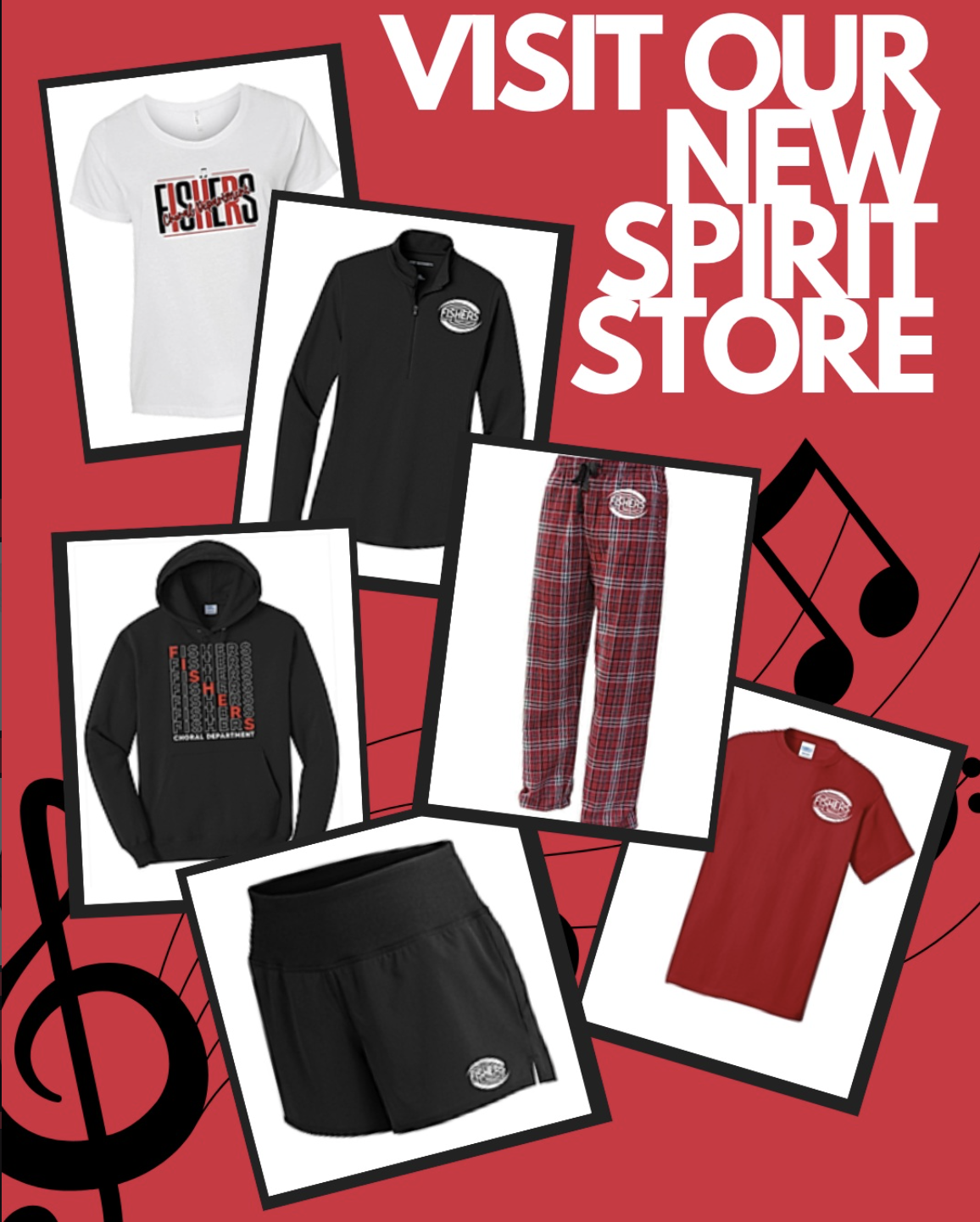 Get Your Fishers Choirs Spirit Wear!
