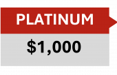 Platinum Level Partnership ($1,000)